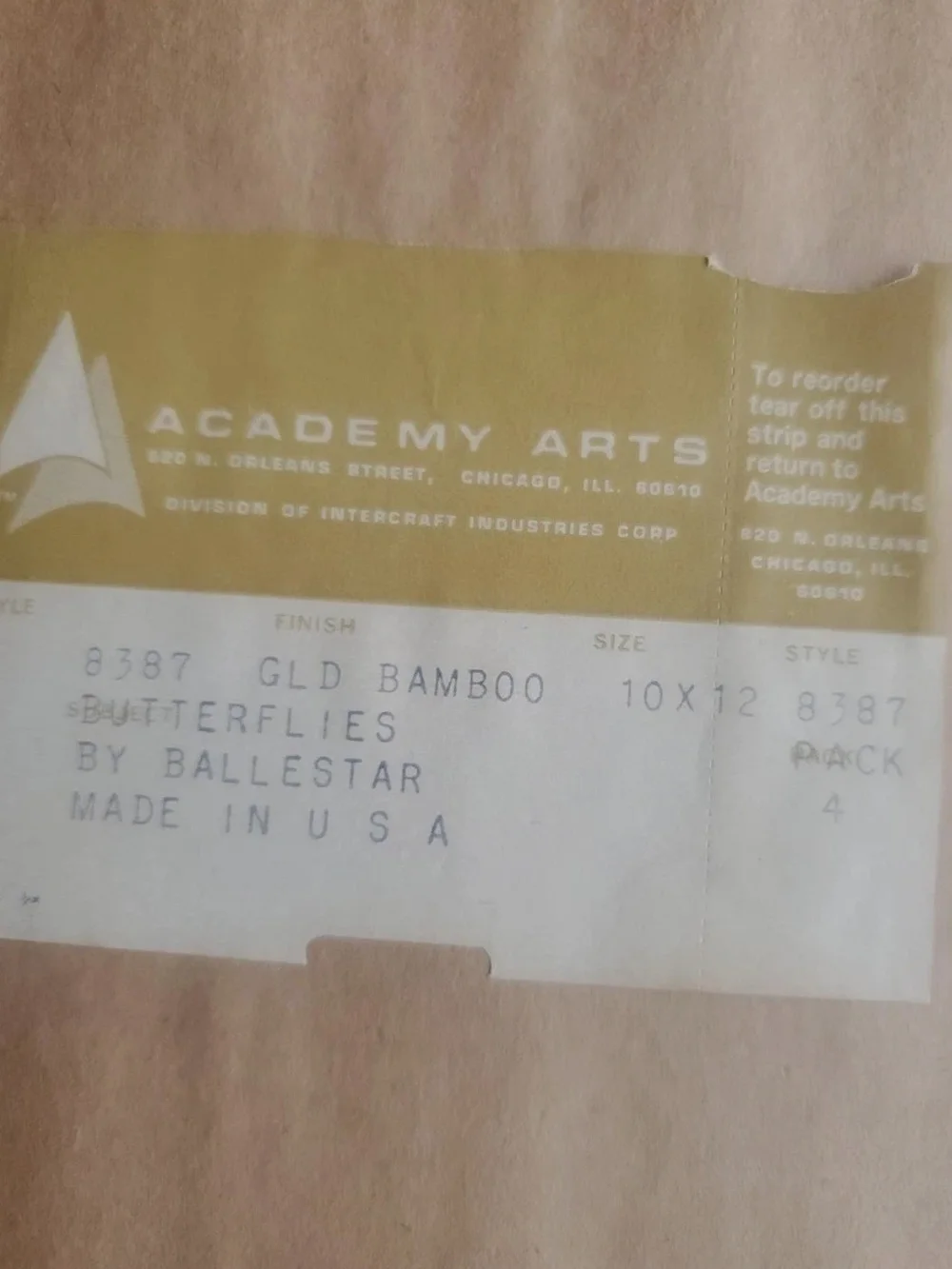 Ballestar Butterfly Lithograph